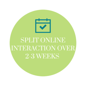 Spilt interactions for online ideation