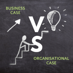There are two cases for asset mining: the business case and the organisational case. 