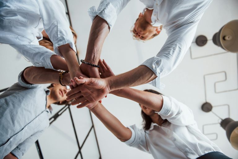business--team-hands-group